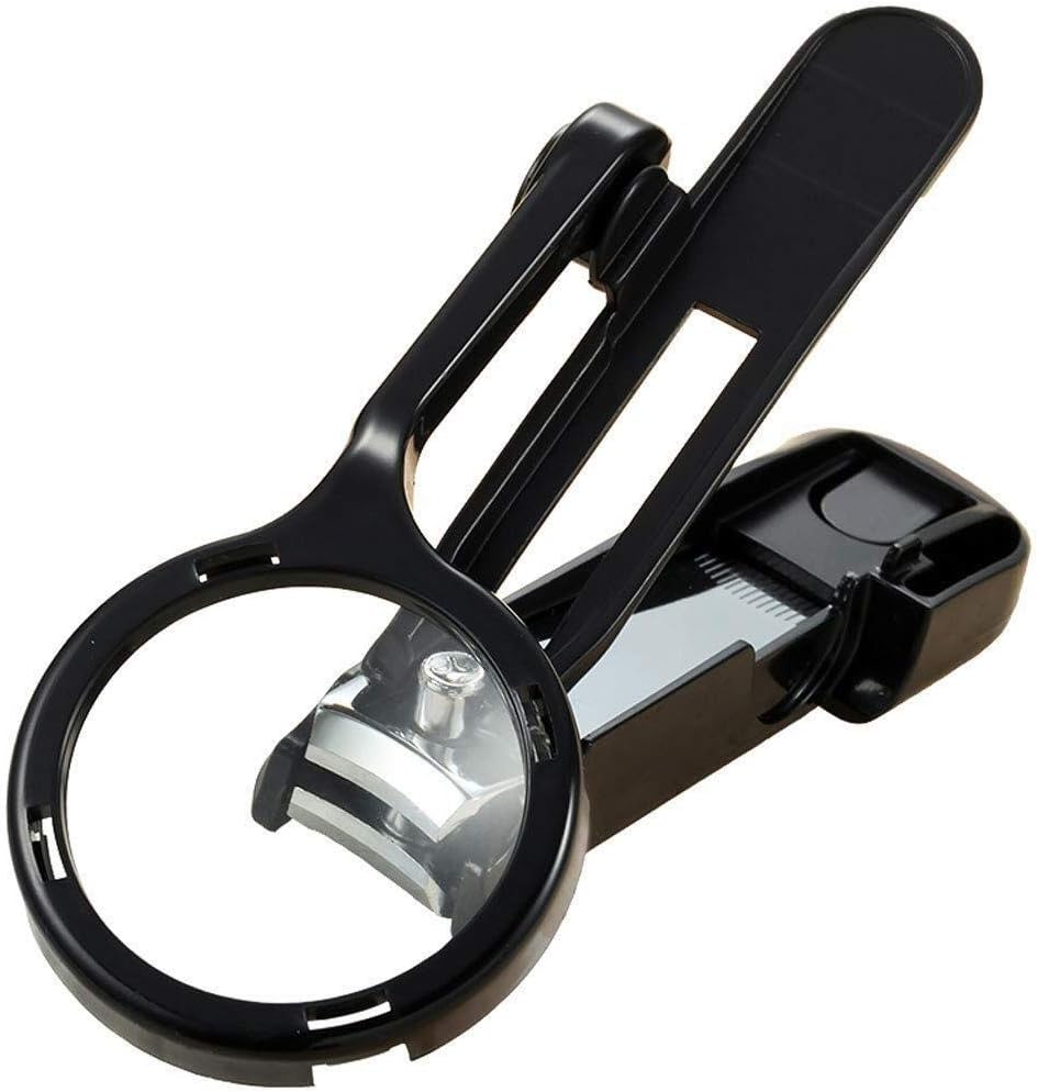 CLEARCLIP - Set 2 Tagliaunghie con Lente di Ingrandimento