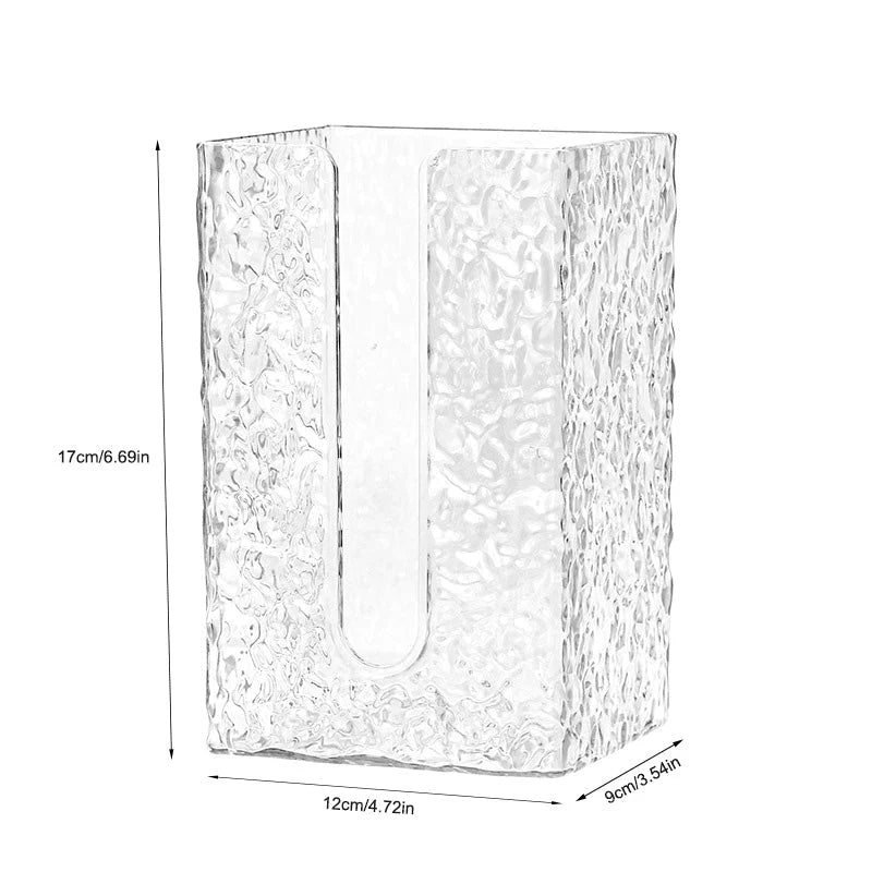 GLACIERTISSUE - SET da 2 Porta Fazzoletti Multifunzionale con Motivo Ghiacciaio