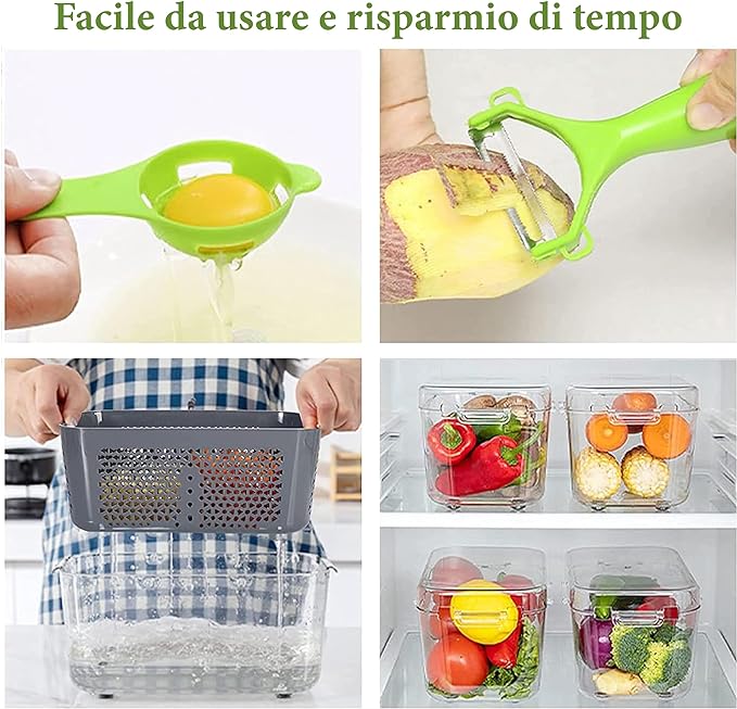 EASYCUT - La Tagliaverdure multifunzionale 22-in-1