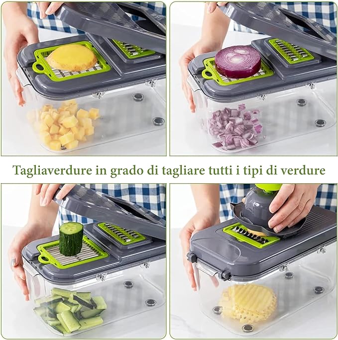 EASYCUT - La Tagliaverdure multifunzionale 22-in-1