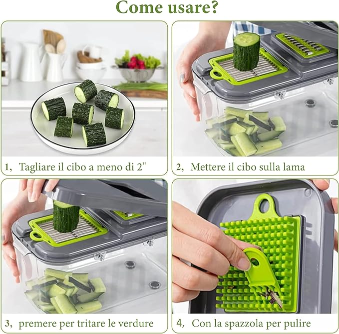 EASYCUT - La Tagliaverdure multifunzionale 22-in-1