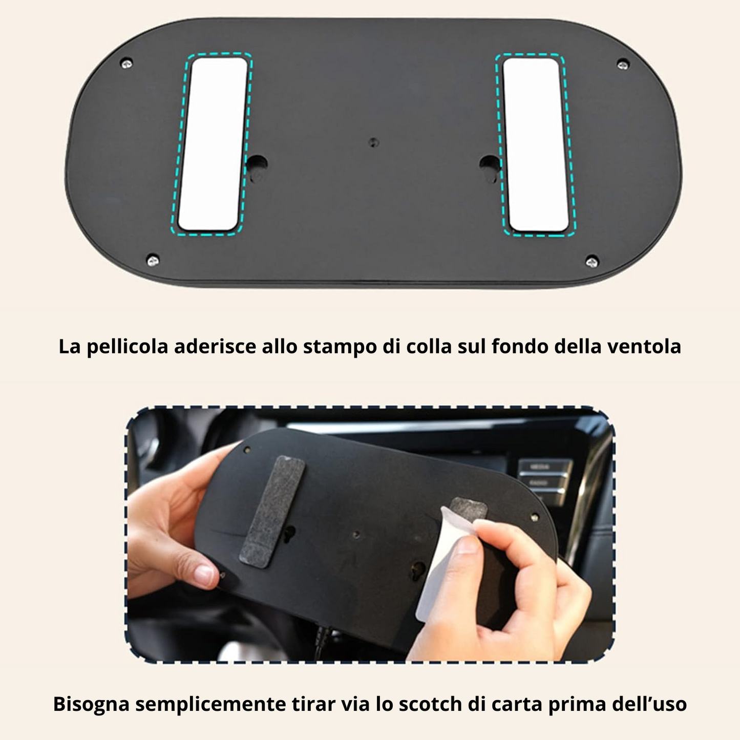 AIRY - Ventola di Raffreddamento per Auto