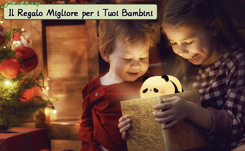 AMICOPANDA - Luce Notturna per Bambini a Forma di Panda