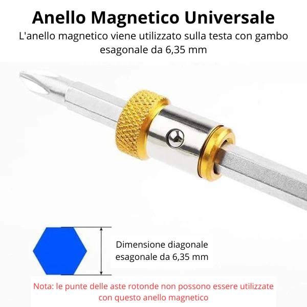 AVVITAMAG - SET DA 3 adattatori magnetici