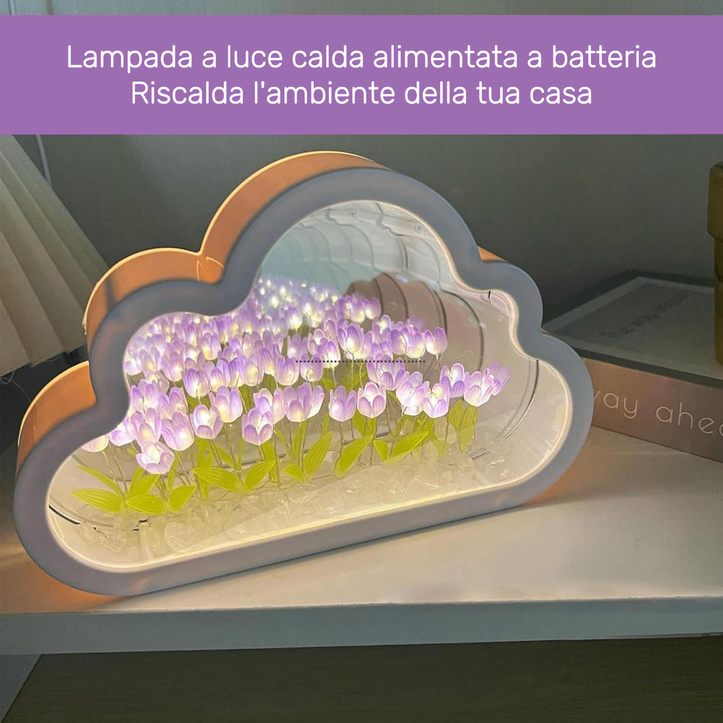 CLOUDBLOSSOM - Lampada a Specchio Decorativa