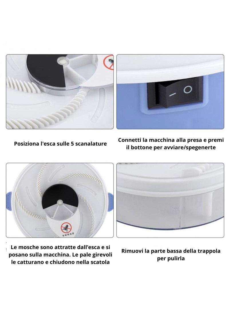 FLYFIX - Trappola per Mosche e Moscerini per la Casa