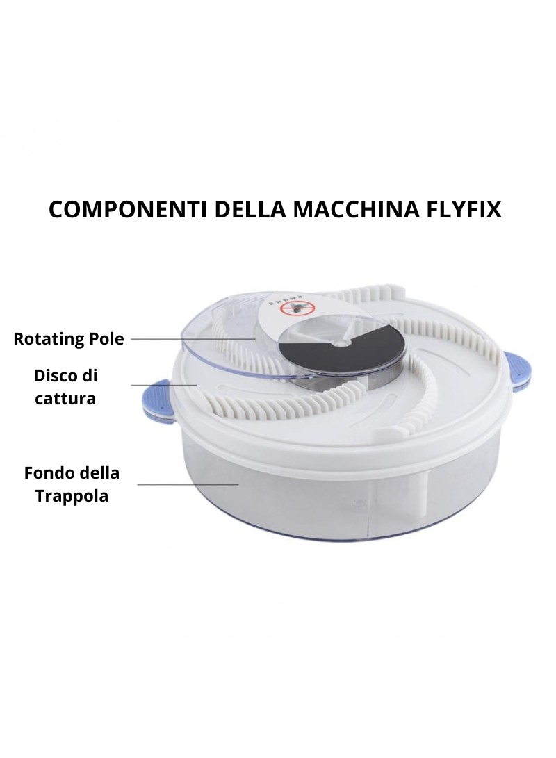 FLYFIX - Trappola per Mosche e Moscerini per la Casa