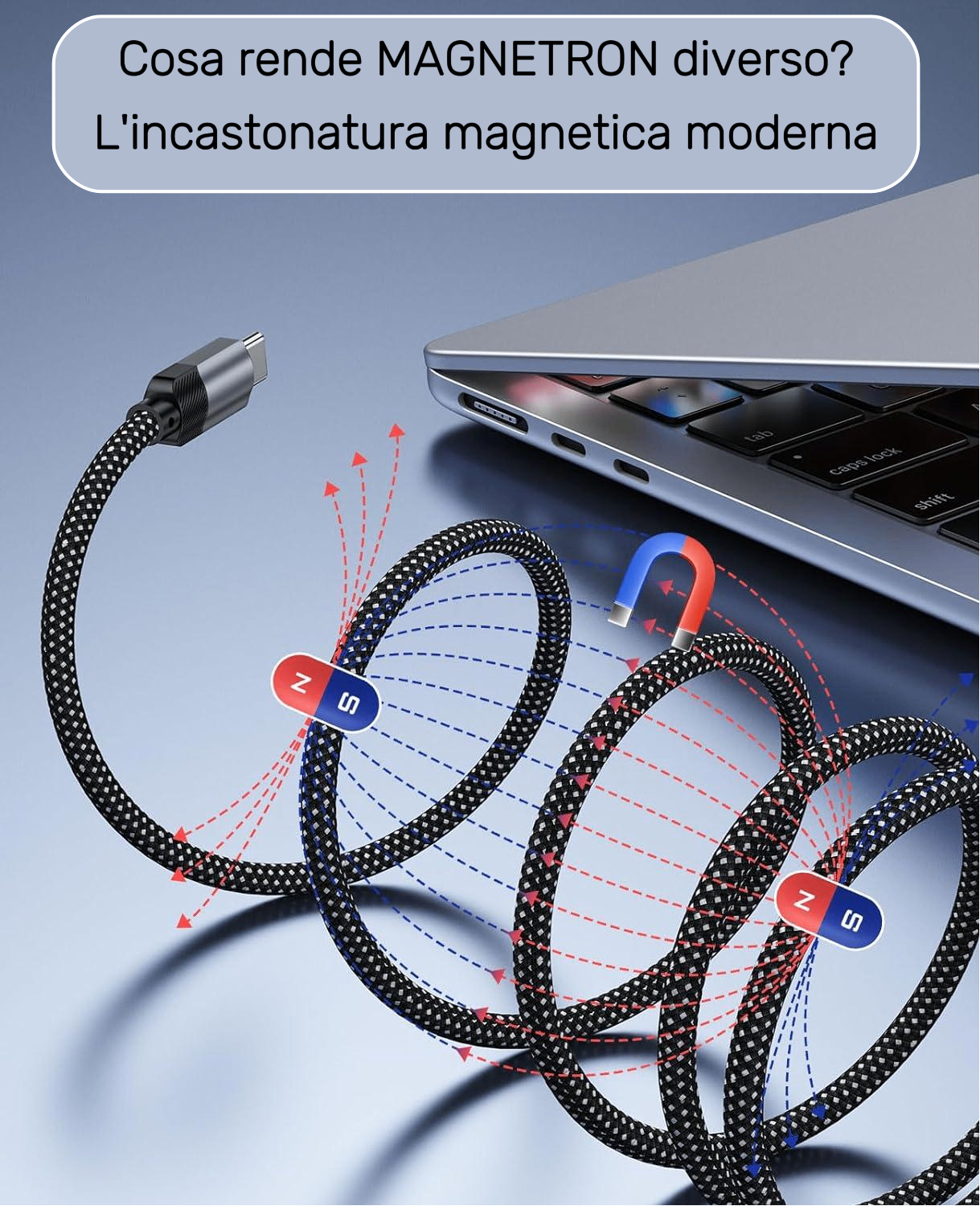 MAGNETRON - Cavo di Ricarica Type-C Magnetico