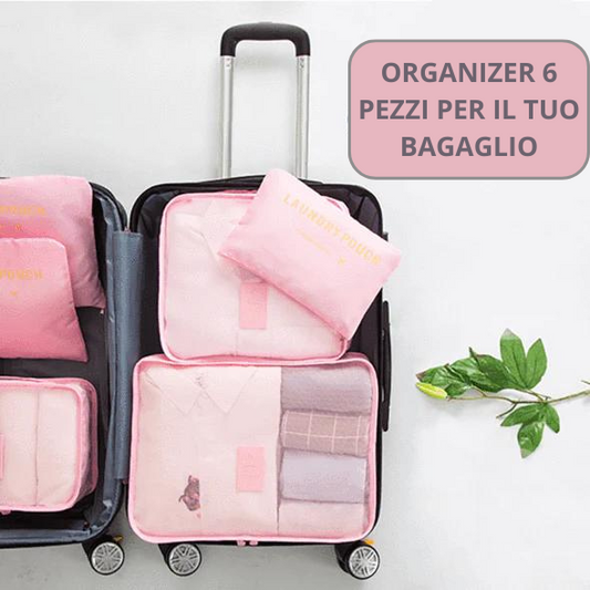 SMARTY - Organizer per bagagli da 6 pezzi