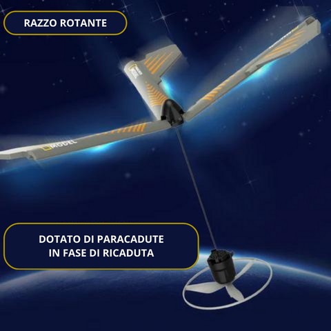 ROCKET - Giocattolo per Bambini Razzo Volante Elettrico