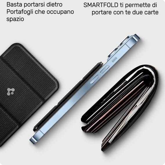 SMARTFOLD - Cover Magnetica Pieghevole e Porta Carte