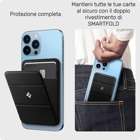 SMARTFOLD - Cover Magnetica Pieghevole e Porta Carte