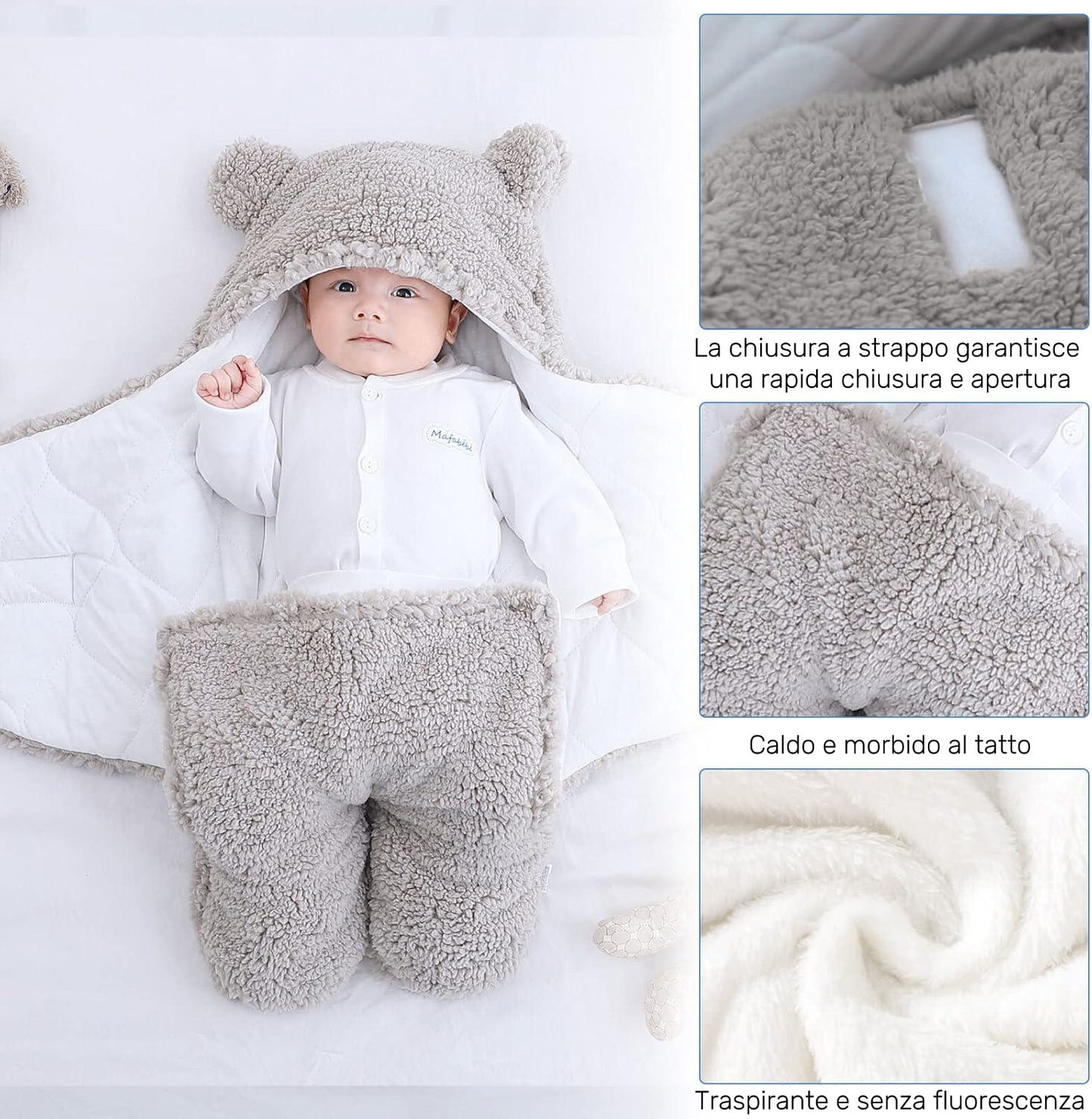 SNUGGLEWRAP - Coperta Avvolgente per Bambini