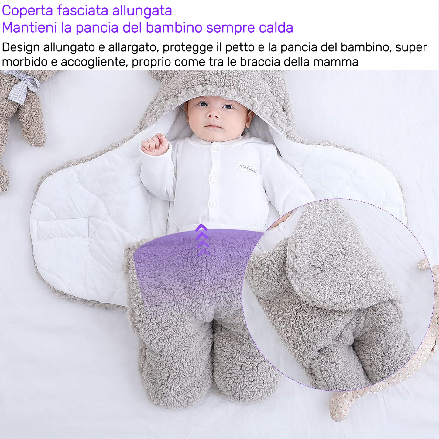 SNUGGLEWRAP - Coperta Avvolgente per Bambini