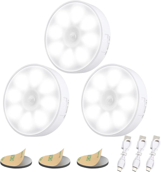 STEPLAMP - Set da 3 Lampadina Notturna Automatica Ricaricabile