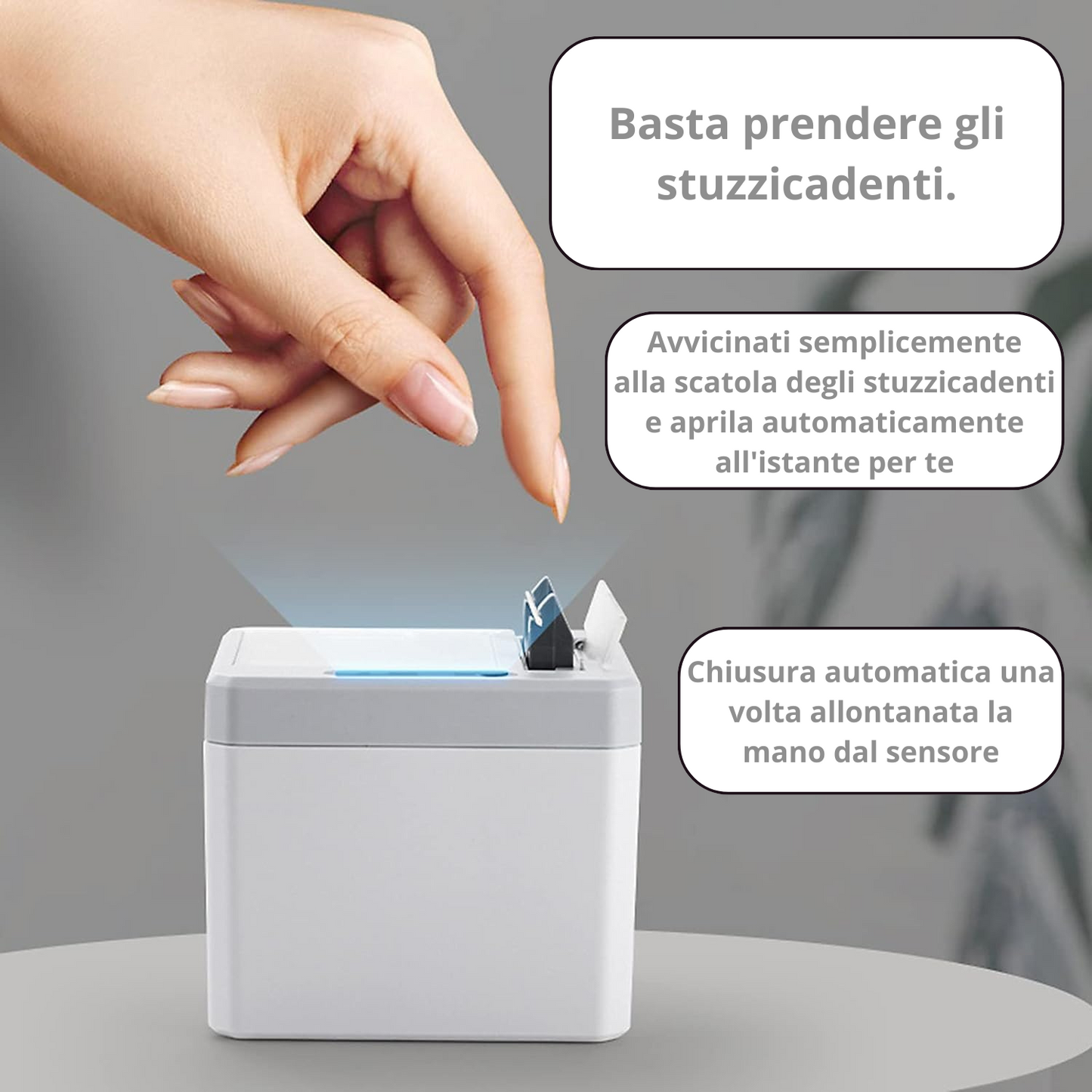 TOOTHUP - Porta Stuzzicadenti Elettrico Intelligente