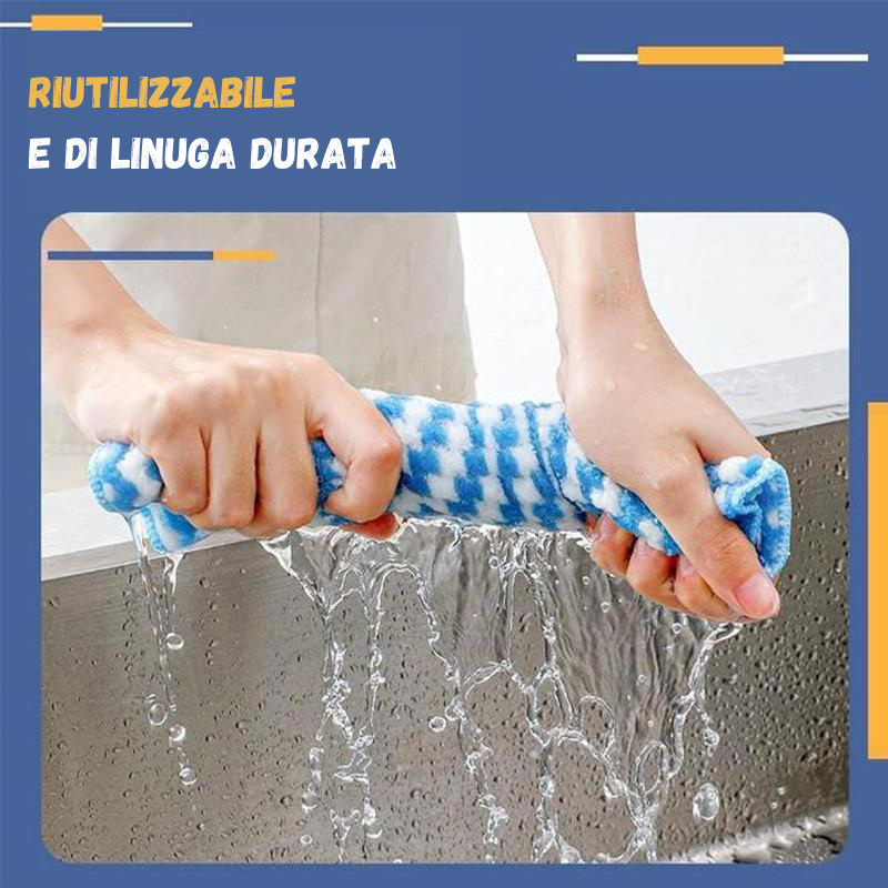 SIXCLEANPRO - SET 6 panni per pulizia ottimale