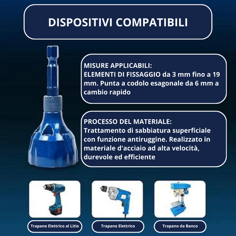 VITIFIXPRO - Utensile per Smussatura esterna delle Viti