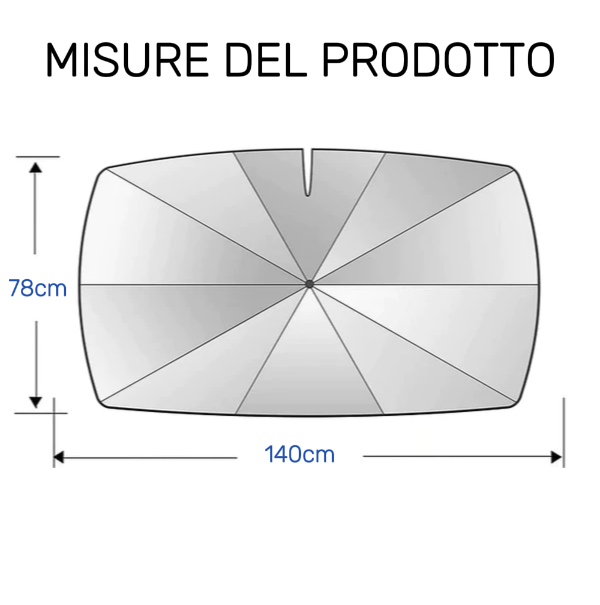 ZAMBRELLA - Ombrello Universale Parasole per Auto