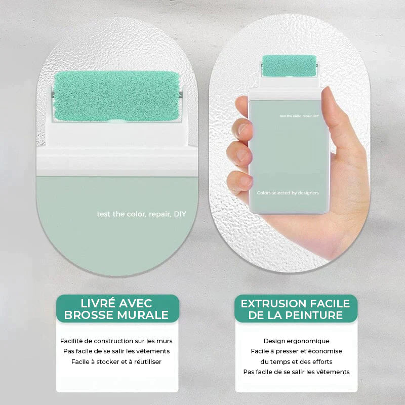 WallRevive - 2 Rulli portatili per Ritocco Murale 100ml