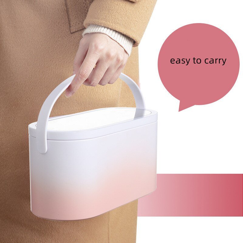 BEAUTY BOX - CONTENITORE SMART PER TRUCCHI CON SPECCHIO LED